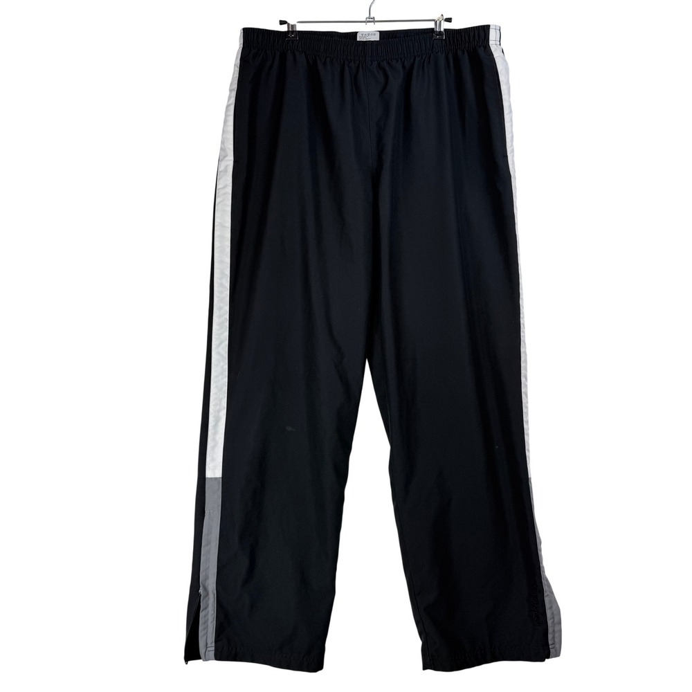 New Balance Track Pants Mens XL Black Side Stripe Gorpcore Sporty Retro Y2K